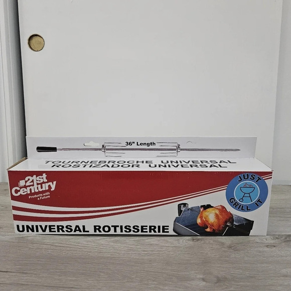 Universal 21st Century Electric Rotisserie Grill Kit BWT - Picture 1 of 7